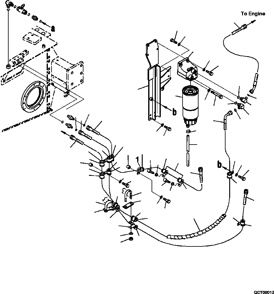 |$14. FUEL SUPPLY CIRCUIT [D0200-01A0] - Komatsu part HM300-2 A11001-UP [hm300-0e] - Komatsu spare parts at sparepartskomatsu.com