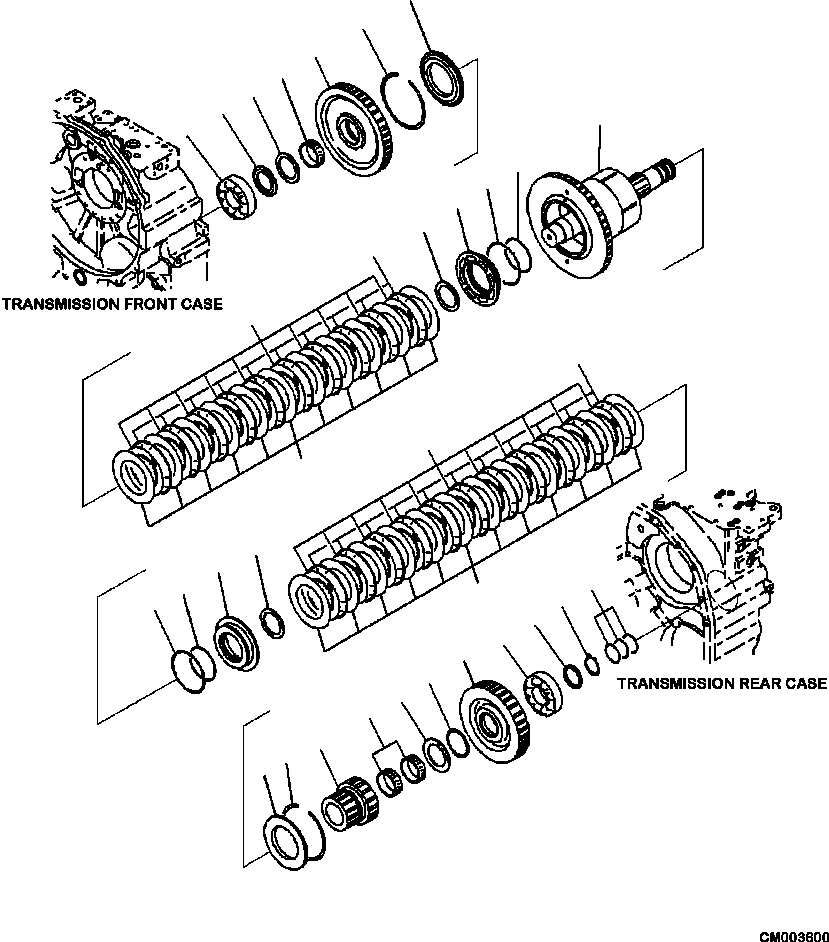 |$12. TRANSMISSION FORWARD HIGH AND 1ST [F3300-54A0] - Komatsu part HM300-2 A11001-UP [hm300-0e] - Komatsu spare parts at sparepartskomatsu.com