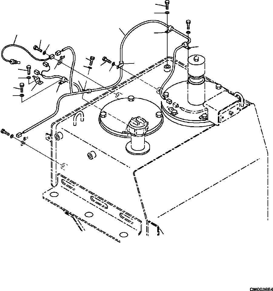 |$8. HYDRAULIC TANK SENSOR [H0110-06A0] - Komatsu part HM300-2 A11001-UP [hm300-0e] - Komatsu spare parts at sparepartskomatsu.com