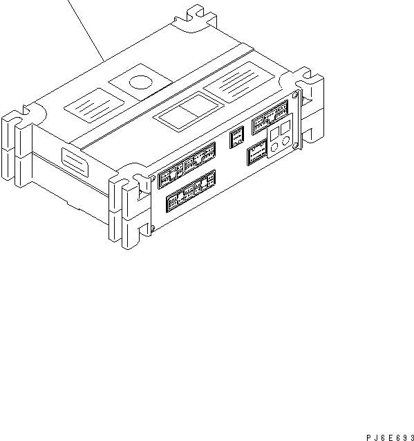 630. FUEL CONTROLLER (CHASSIS MOUNT) (FOR REGULATION OF EPA 2ND AND EU 2ND)(#310352-) [A4710-A3F4] - Komatsu part HM300-1 S/N 1001-UP [hm300-1r] - Komatsu spare parts at sparepartskomatsu.com