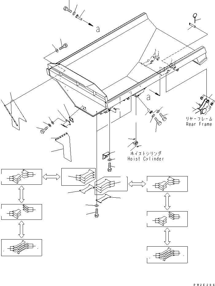 60. BODY (ACCESSORY AND PARTS) (WITH BODY HEATING)(#A10001-A10014) [T3120-01A1] - Komatsu part HM350-1L S/N A10001-UP [hm350-0e] - Komatsu spare parts at sparepartskomatsu.com