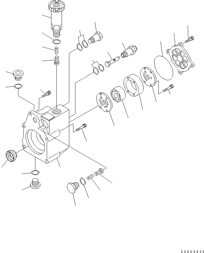 430. FUEL SUPPLY PUMP (FEED PUMP) (LOW-VISCOSITY FUEL SPEC.) (REGULATION OF EPA AND EU 2ND) (INNER PARTS)(#111634-) [A4010-D4N2] - Komatsu part HM350-1 S/N 1001-UP [hm350-1r] - Komatsu spare parts at sparepartskomatsu.com