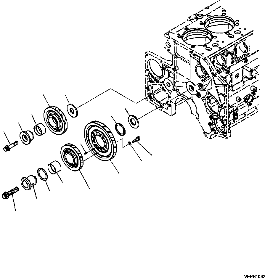 |$200. FRONT GEAR TRAIN [A7115-B8A1] - Komatsu part HM350-2 SN A11001-UP [hm350-ae] - Komatsu spare parts at sparepartskomatsu.com