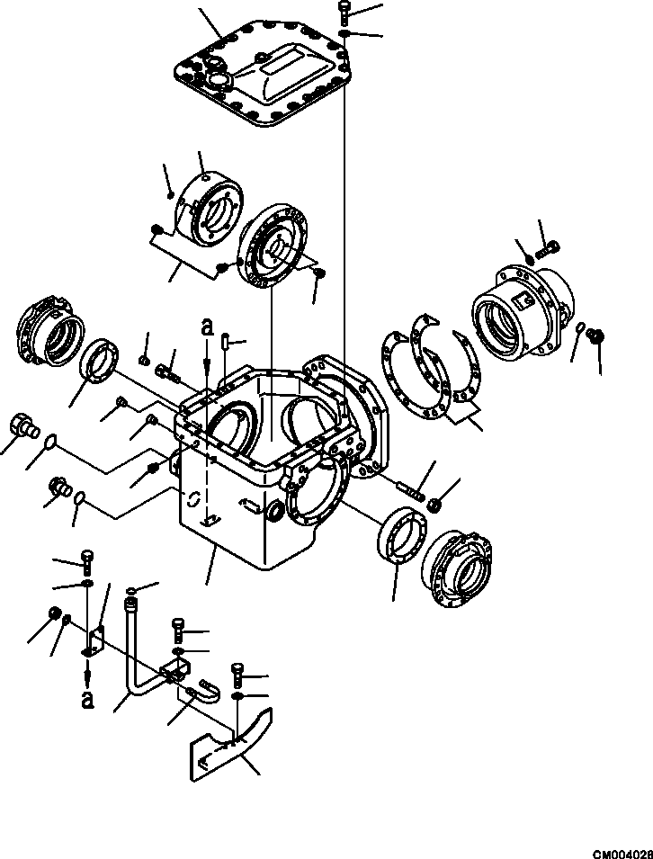 |$40. DIFFERENTIAL FRONT (1/3) [F3350-01A0] - Komatsu part HM350-2 SN A11001-UP [hm350-ae] - Komatsu spare parts at sparepartskomatsu.com