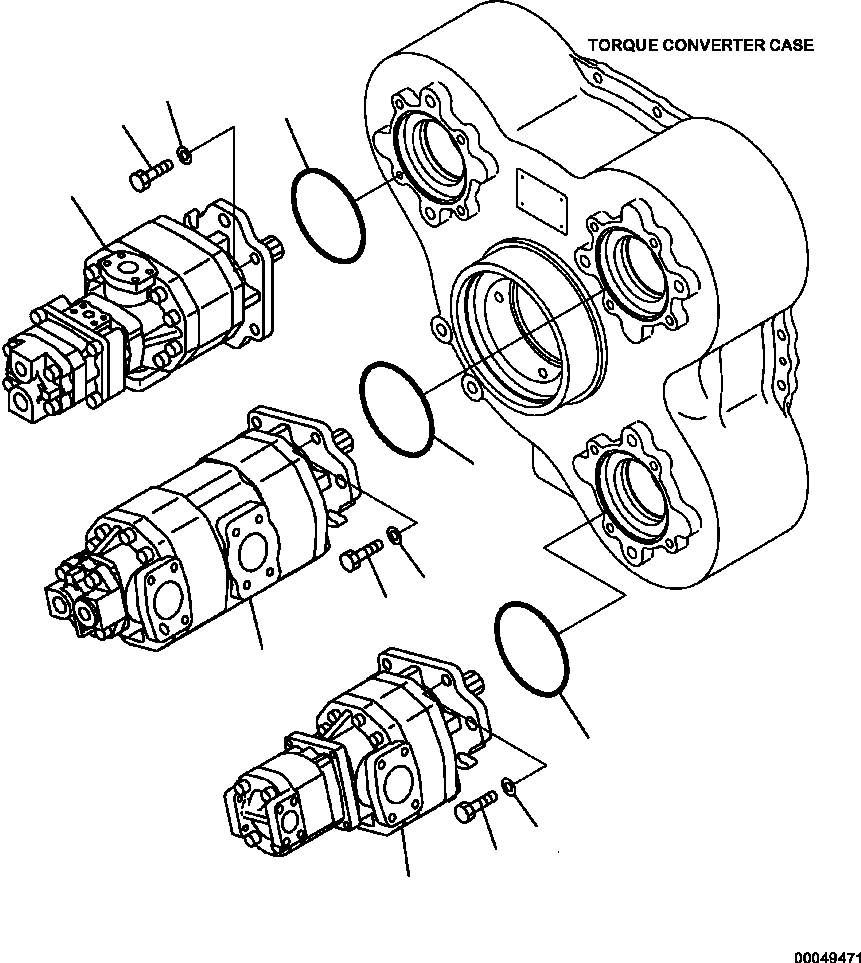 |$26. HYDRAULIC PUMPS AND MOUNTING [H0210-01A0] - Komatsu part HM350-2 SN A11001-UP [hm350-ae] - Komatsu spare parts at sparepartskomatsu.com