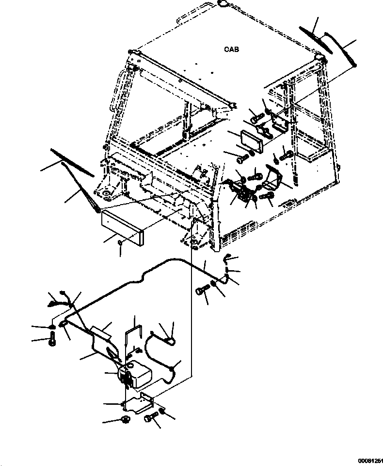 |$16. CAB FRONT AND REAR WIPERS [K0200-09B0] - Komatsu part HM350-2 SN A11001-UP [hm350-ae] - Komatsu spare parts at sparepartskomatsu.com