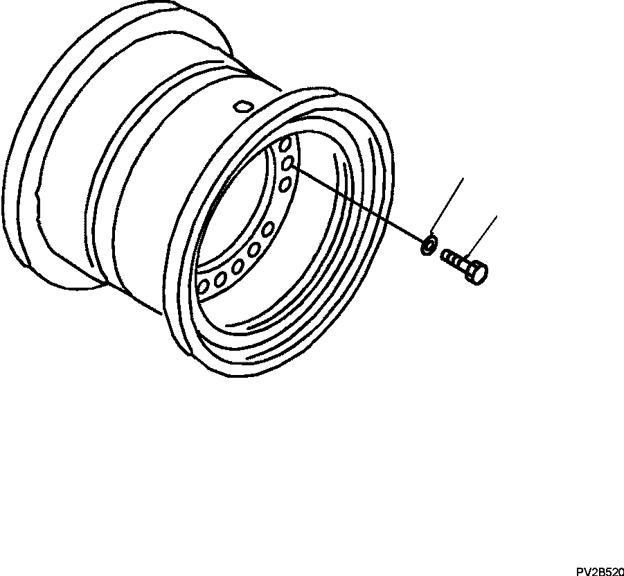 |$2. RIM MOUNTING [S0110-02A0] - Komatsu part HM350-2 SN A11001-UP [hm350-ae] - Komatsu spare parts at sparepartskomatsu.com