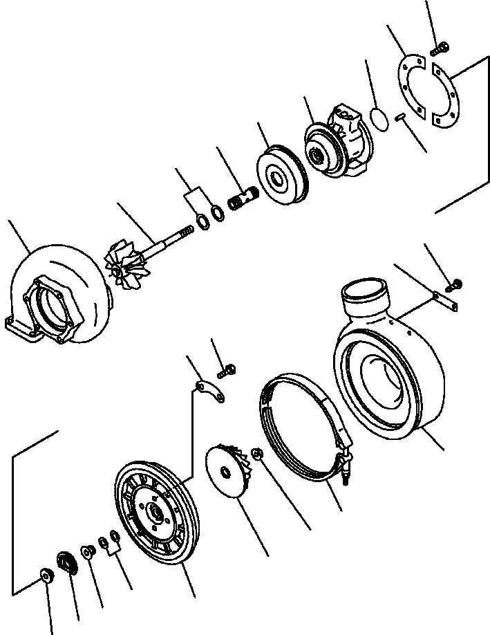 |$6. TURBOCHARGER - (KTR110L-585E) INNER PARTS [A1530-B4G3] - Komatsu part HM350-1L S/N A10001-UP [hm3501l] - Komatsu spare parts at sparepartskomatsu.com