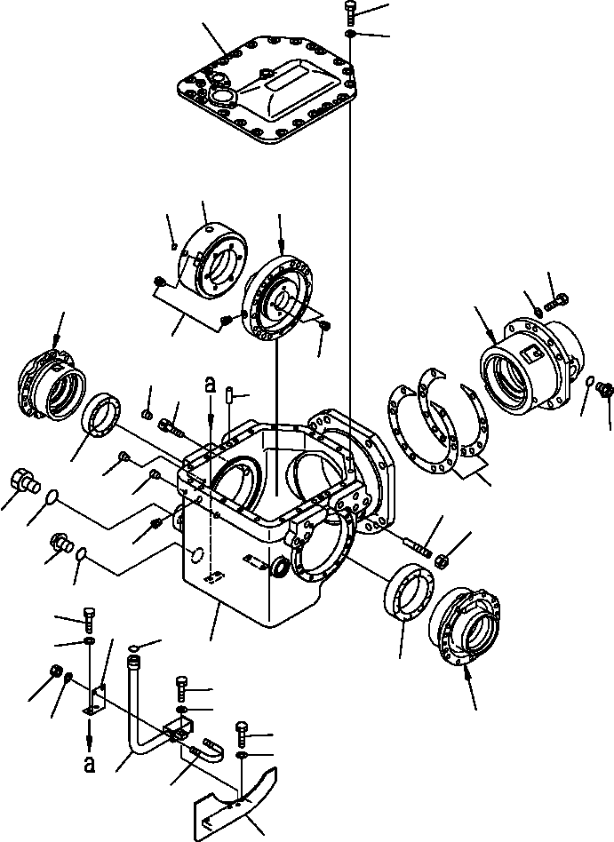 |$20. FRONT DIFFERENTIAL - HOUSING AND RELATED PARTS [F3350-01A0] - Komatsu part HM350-1L S/N A10001-UP [hm3501l] - Komatsu spare parts at sparepartskomatsu.com