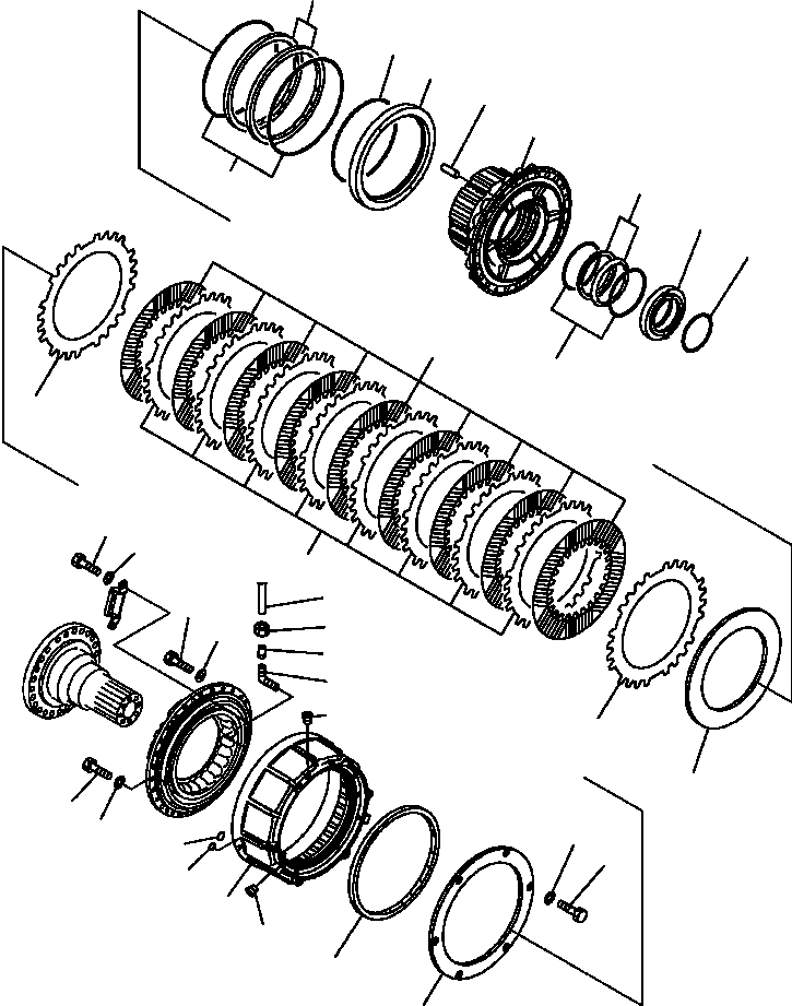 |$34. CENTER AXLE - HOUSING AND RELATED PARTS [F3450-06A0] - Komatsu part HM350-1L S/N A10001-UP [hm3501l] - Komatsu spare parts at sparepartskomatsu.com