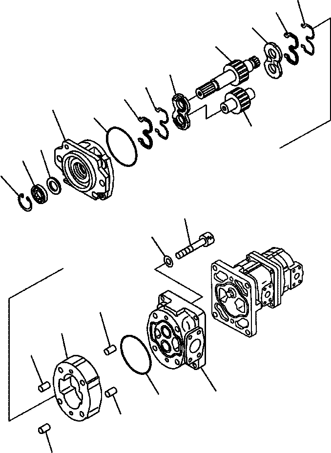 |$8. PUMP ASSEMBLY (1/3) - SAR80+80+8 [H0210-01B0] - Komatsu part HM350-1L S/N A10001-UP [hm3501l] - Komatsu spare parts at sparepartskomatsu.com