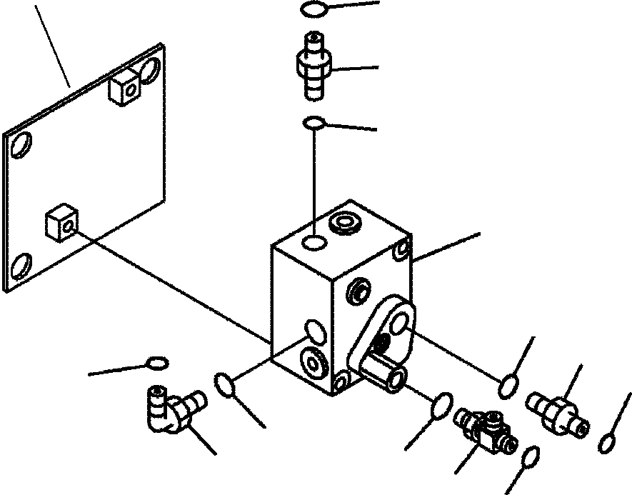 |$65. ACCUMULATOR - CHARGE VALVE AND CONNECTING PARTS [H3530-02A0] - Komatsu part HM350-1L S/N A10001-UP [hm3501l] - Komatsu spare parts at sparepartskomatsu.com