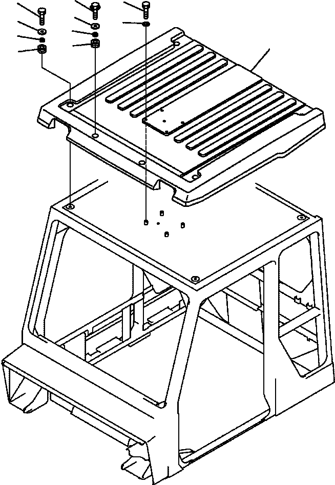 |$21. CAB - ROOF AND MOUNTING PARTS [K0210-17A0] - Komatsu part HM350-1L S/N A10001-UP [hm3501l] - Komatsu spare parts at sparepartskomatsu.com