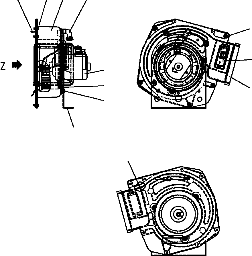 |$38. AIR CONDITIONER BLOWER - INNER PARTS [K0710-07A0] - Komatsu part HM350-1L S/N A10001-UP [hm3501l] - Komatsu spare parts at sparepartskomatsu.com