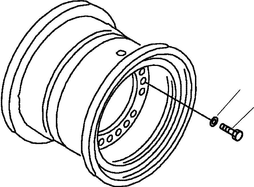 |$1. RIM - MOUNT BOLTS AND WASHERS [S0110-02A0] - Komatsu part HM350-1L S/N A10001-UP [hm3501l] - Komatsu spare parts at sparepartskomatsu.com