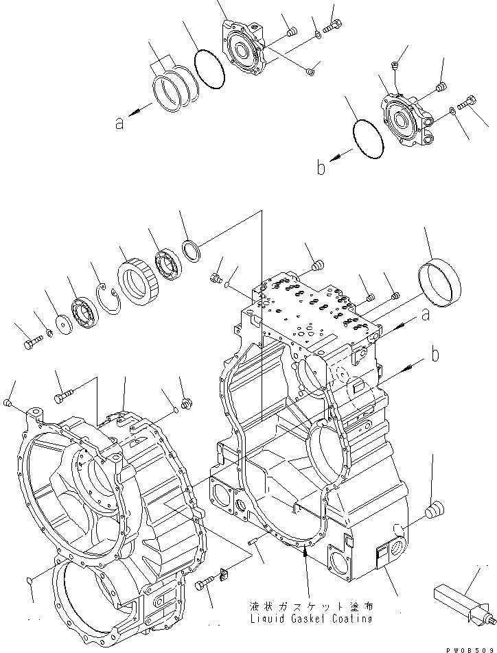 40. TRANSMISSION (CASE)(#(1001-(100062)) [F3300-51A0] - Komatsu part HM400-1 S/N 1001-UP [hm400-1r] - Komatsu spare parts at sparepartskomatsu.com