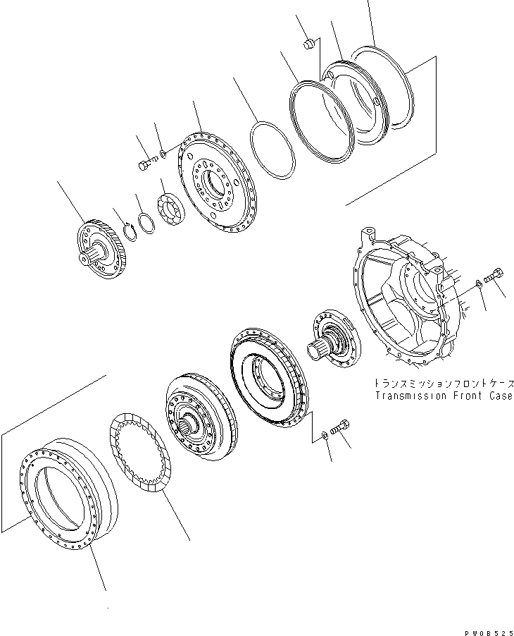 350. TORQUE CONVERTER (DRIVE CASE)(#(1001-1076)) [F3300-66A0] - Komatsu part HM400-1 S/N 1001-UP [hm400-1r] - Komatsu spare parts at sparepartskomatsu.com