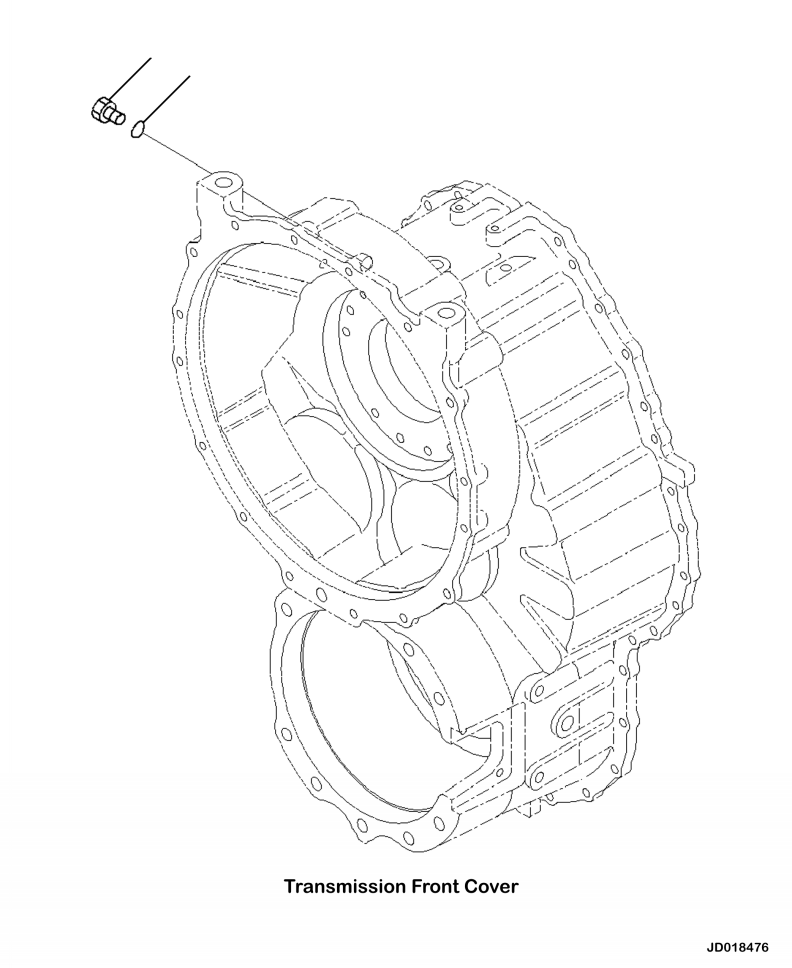 |$130. BRAKE OIL COOLING PIPING PLUG, FOR TRANSMISSION [H3511-10A0] - Komatsu part HM400-2 SN A11001-UP [hm400-ae] - Komatsu spare parts at sparepartskomatsu.com