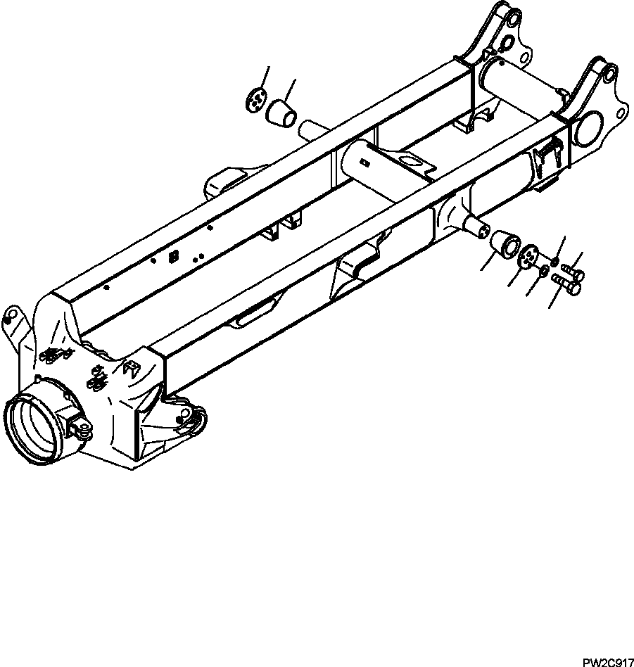 |$16. EQUALIZER BAR MOUNTING - WITHOUT BODY TAILGATE [S3300-03A0] - Komatsu part HM400-2 SN A11001-UP [hm400-ae] - Komatsu spare parts at sparepartskomatsu.com