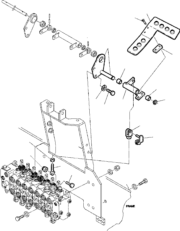 |$13. BACKHOE CONTROL PEDAL - KOMATSU LAYOUT - RIGHT SIDE [K4530-01A0] - Komatsu part WB140-2N S/N A20001-A20636 [wb1402n] - Komatsu spare parts at sparepartskomatsu.com