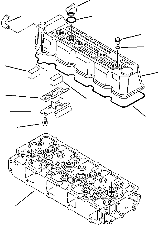 |$4. TIER  I ENGINE VALVE COVER - S/N  A20637-A20813 [A0101-01A0] - Komatsu part WB140-2N S/N A20637-UP [wb1402n1] - Komatsu spare parts at sparepartskomatsu.com