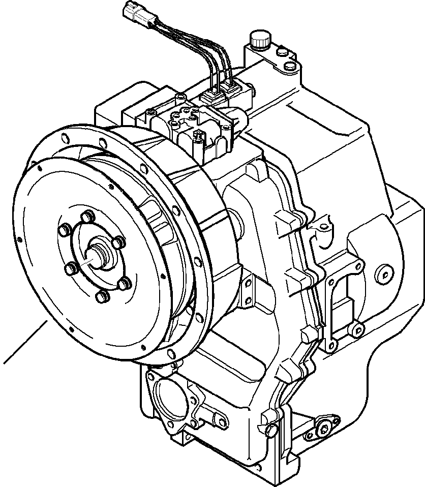 |$98. 2WD TRANSMISSION COMPLETE ASSEMBLY - S/N  A20956- [F3350-02A0] - Komatsu part WB140-2N S/N A20637-UP [wb1402n1] - Komatsu spare parts at sparepartskomatsu.com