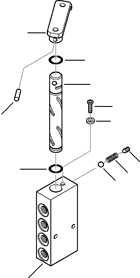 |$76. PPC SYSTEM PATTERN CHANGE VALVE - S/N  A21027- [H6304-P4A4] - Komatsu part WB140-2N S/N A20637-UP [wb1402n1] - Komatsu spare parts at sparepartskomatsu.com