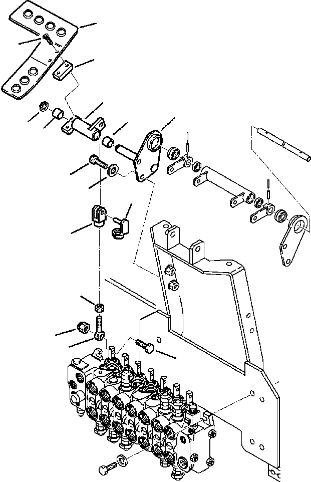 |$22. LEFT BACKHOE CONTROL PEDAL BACKHOE PATTERN [K4510-01A0] - Komatsu part WB140-2N S/N A20637-UP [wb1402n1] - Komatsu spare parts at sparepartskomatsu.com