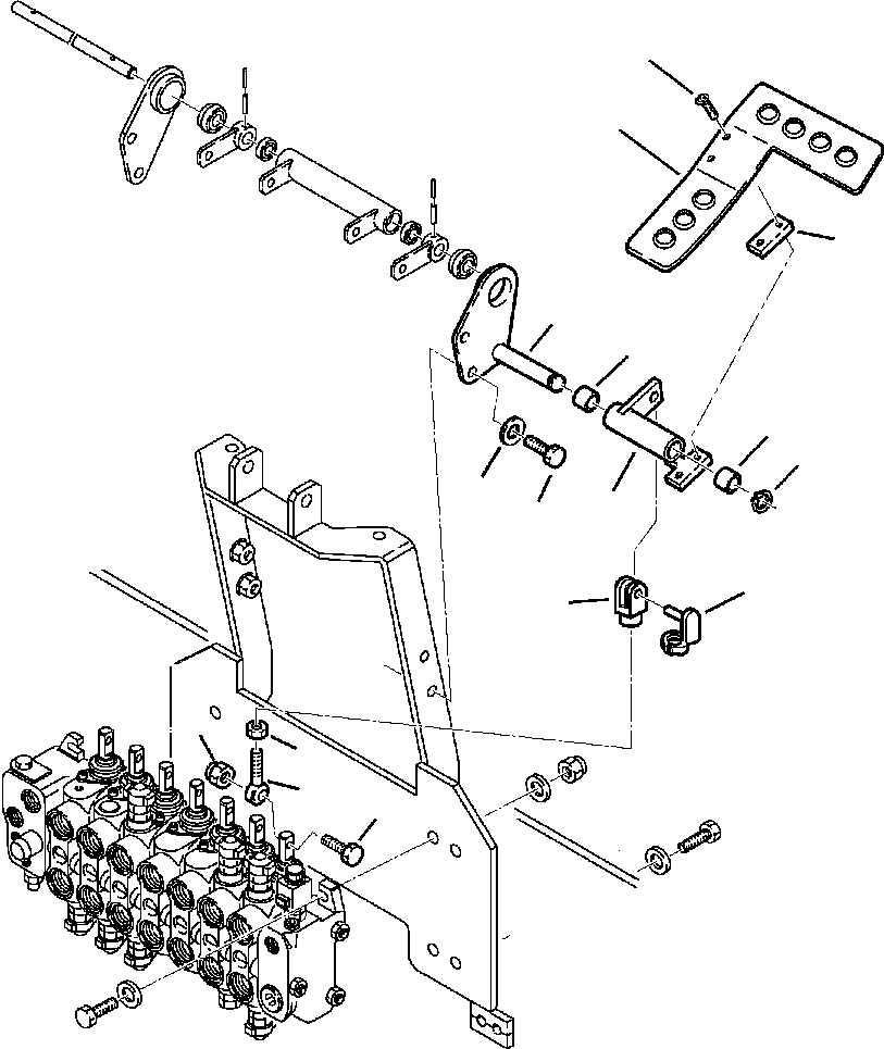 |$26. RIGHT BACKHOE CONTROL PEDAL BACKHOE PATTERN [K4530-01A0] - Komatsu part WB140-2N S/N A20637-UP [wb1402n1] - Komatsu spare parts at sparepartskomatsu.com