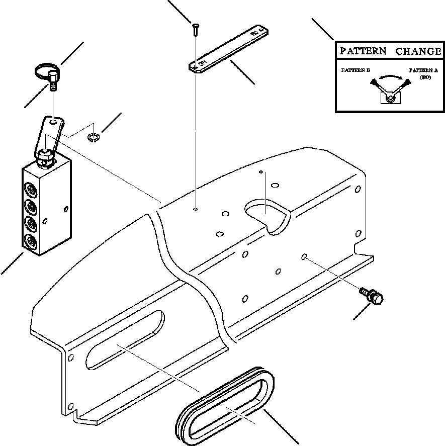 |$30. PPC SYSTEM PATTERN VALVE MOUNTING - S/N  A21027- [K4800-P1A0] - Komatsu part WB140-2N S/N A20637-UP [wb1402n1] - Komatsu spare parts at sparepartskomatsu.com