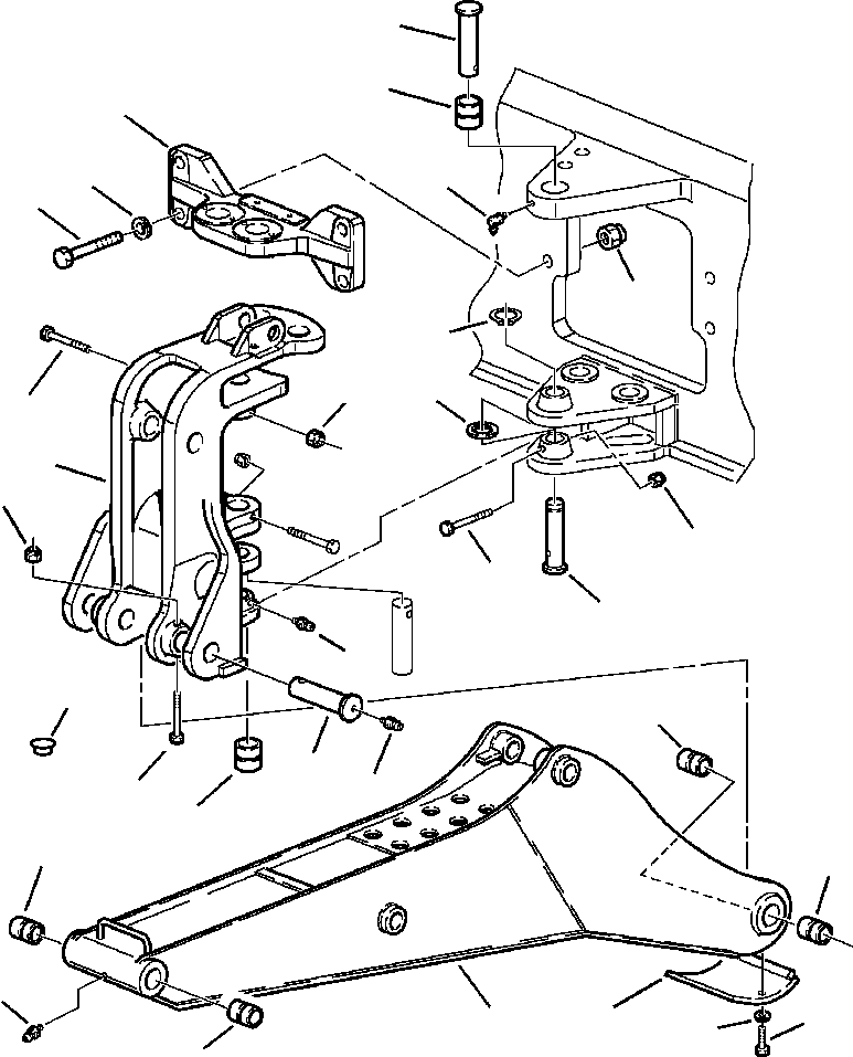 |$10. BACKHOE BOOM AND SWING BRACKET [T2000-01A0] - Komatsu part WB140-2N S/N A20637-UP [wb1402n1] - Komatsu spare parts at sparepartskomatsu.com