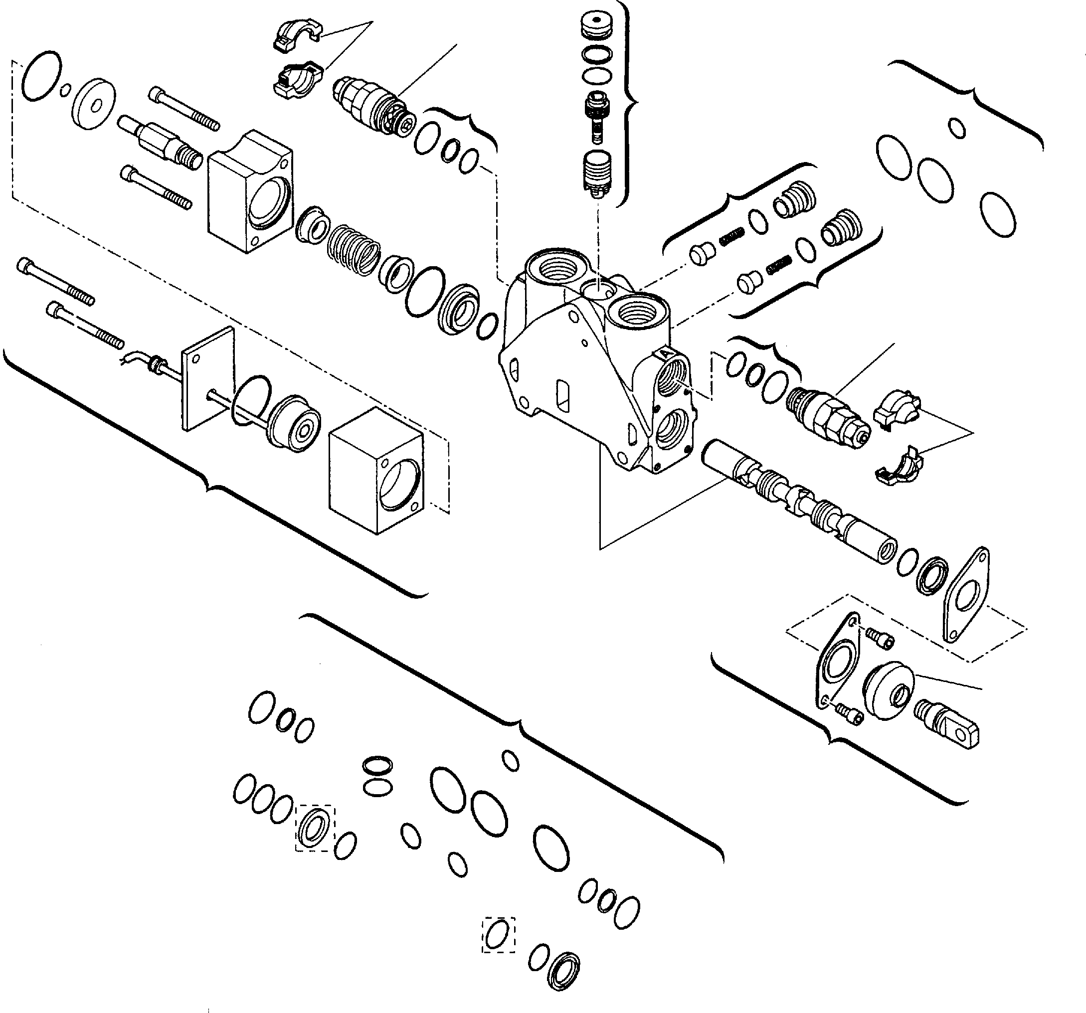 12. SHOVEL CONTROL VALVE (WITH RETURN TO DIG) (FOR BUCKET 4 IN 1) (4/5) [6275] - Komatsu part WB140-2 S/N 140F10001-Up [wb140_2] - Komatsu spare parts at sparepartskomatsu.com