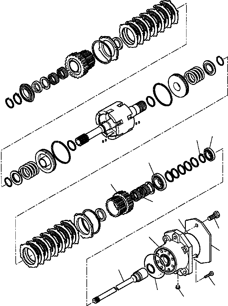 |$5. TRANSMISSION - PTO SHAFT ASSEMBLY [F3230-02A0] - Komatsu part WB140PS-2N S/N A40001-A40033 [wb140p2n] - Komatsu spare parts at sparepartskomatsu.com