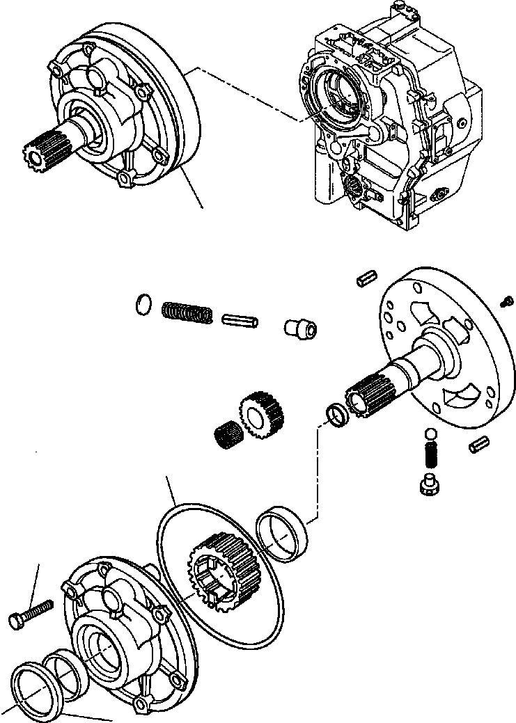 |$12. TRANSMISSION - PUMP ASSEMBLY [F3265-02A0] - Komatsu part WB140PS-2N S/N A40001-A40033 [wb140p2n] - Komatsu spare parts at sparepartskomatsu.com