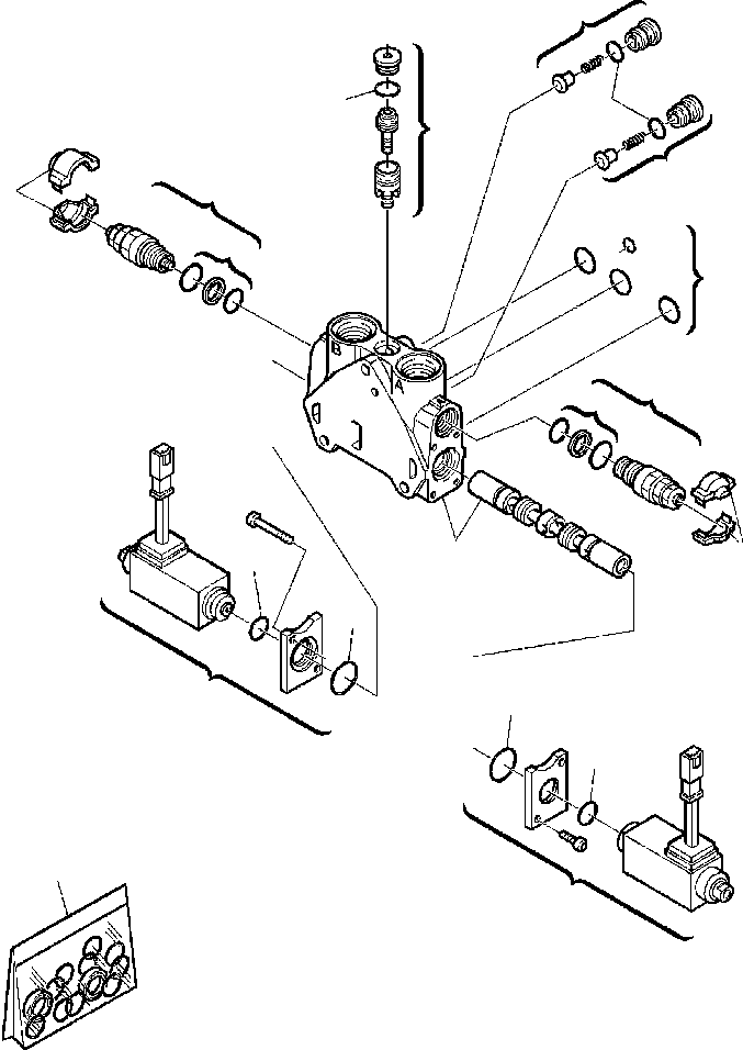 |$15. SHOVEL CONTROL VALVE (FOR BUCKET 4 IN 1) [H6280-01A0] - Komatsu part WB140PS-2N S/N A40001-A40033 [wb140p2n] - Komatsu spare parts at sparepartskomatsu.com