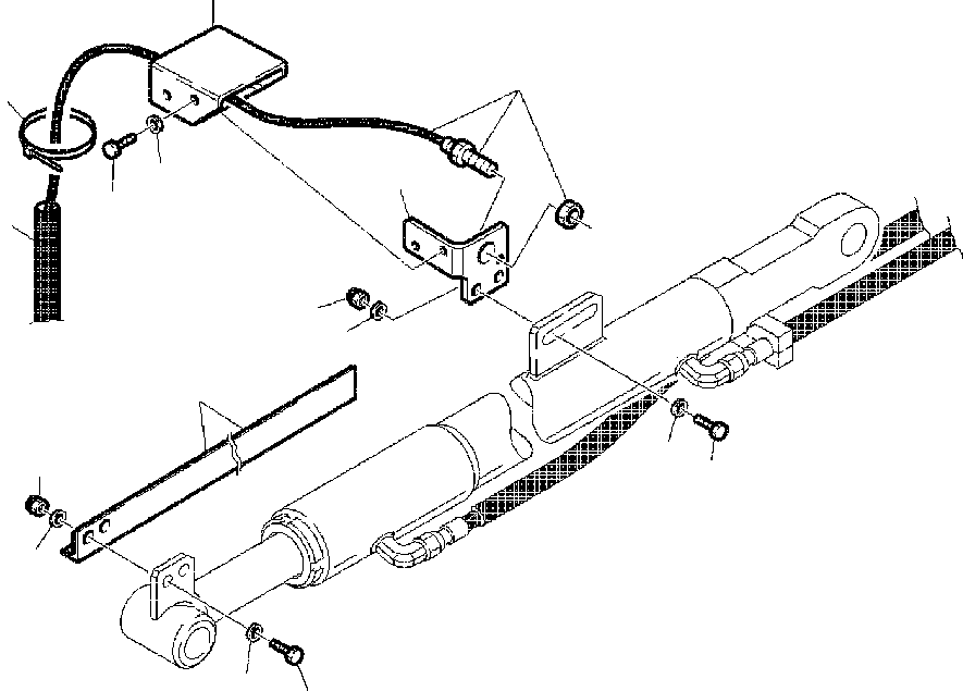 |$43. HYDRAULIC PIPING - SHOVEL DUMP CYLINDER RETURN TO DIG [H6645-01A0] - Komatsu part WB140PS-2N S/N A40001-A40033 [wb140p2n] - Komatsu spare parts at sparepartskomatsu.com