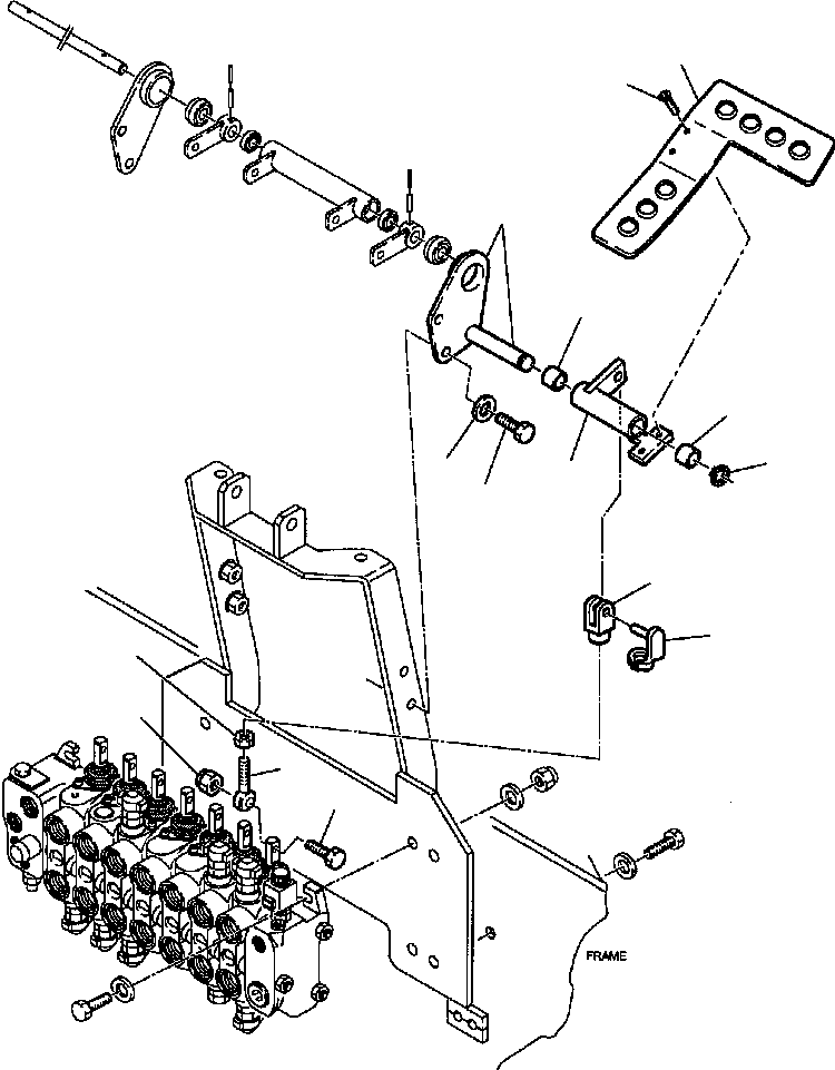 |$12. BACKHOE CONTROL PEDAL - KOMATSU LAYOUT - RIGHT SIDE [K4530-03A0] - Komatsu part WB140PS-2N S/N A40001-A40033 [wb140p2n] - Komatsu spare parts at sparepartskomatsu.com