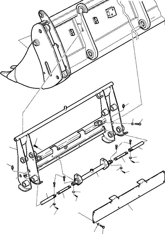 |$7. QUICK HYDRAULIC COUPLING - FOR BUCKET 4 IN 1 (OPTIONAL) [T7060-01A0] - Komatsu part WB140PS-2N S/N A40001-A40033 [wb140p2n] - Komatsu spare parts at sparepartskomatsu.com