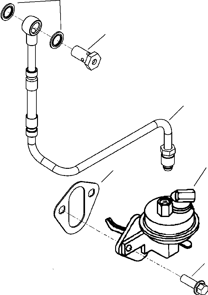 |$68. FUEL LIFT PUMP [A4215-A1A6] - Komatsu part WB142-5 S/N A13001-UP [wb1425] - Komatsu spare parts at sparepartskomatsu.com