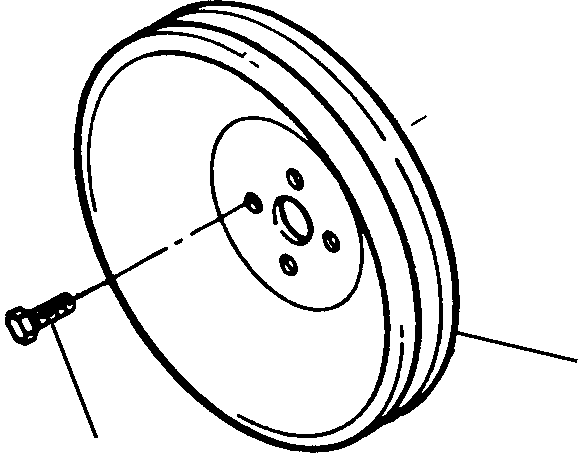 |$90. ACCESSORY DRIVE PULLEY [A7112-A1A1] - Komatsu part WB142-5 S/N A13001-UP [wb1425] - Komatsu spare parts at sparepartskomatsu.com