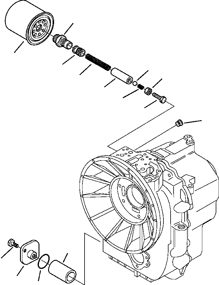 |$10. TRANSMISSION - 4WD OIL FILTER AND STRAINER (S/N  A13001-A13116 ) [F3202-01A0] - Komatsu part WB142-5 S/N A13001-UP [wb1425] - Komatsu spare parts at sparepartskomatsu.com