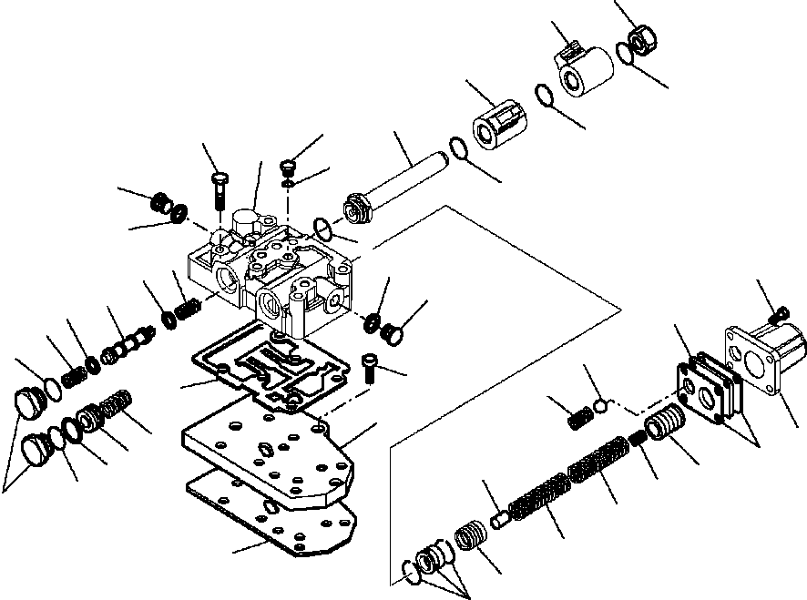 |$48. TRANSMISSION - 4WD CONTROL VALVE (S/N  A13117- ) [F3229-01A0] - Komatsu part WB142-5 S/N A13001-UP [wb1425] - Komatsu spare parts at sparepartskomatsu.com