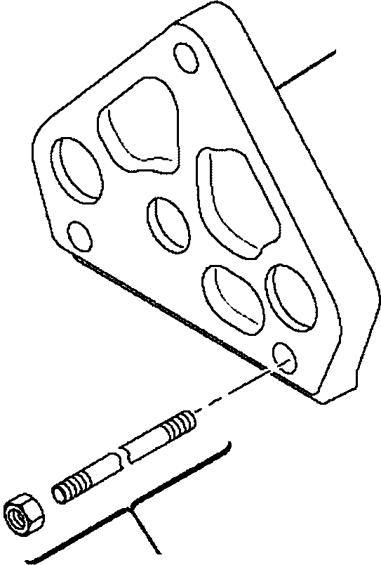 |$18. LOADER CONTROL VALVE 2-SPOOL OUTLET ELEMENT [H6100-05A0] - Komatsu part WB142-5 S/N A13001-UP [wb1425] - Komatsu spare parts at sparepartskomatsu.com