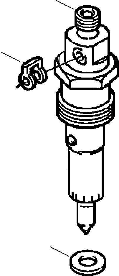 |$62. FUEL INJECTOR [A4112-A1A5] - Komatsu part WB146-5 S/N A23001-UP [wb1465] - Komatsu spare parts at sparepartskomatsu.com