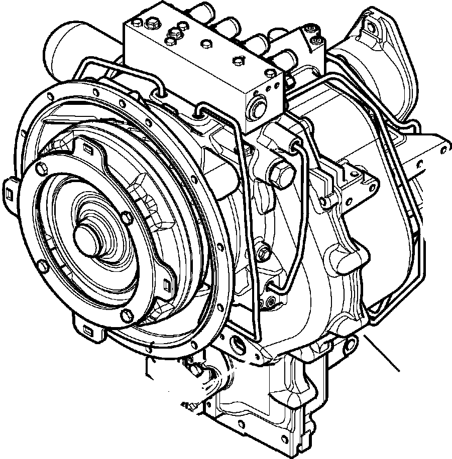 |$6. TRANSMISSION COMPLETE ASSEMBLY [F3200-01A0] - Komatsu part WB146PS-5 S/N A43001-UP [wb146ps5] - Komatsu spare parts at sparepartskomatsu.com