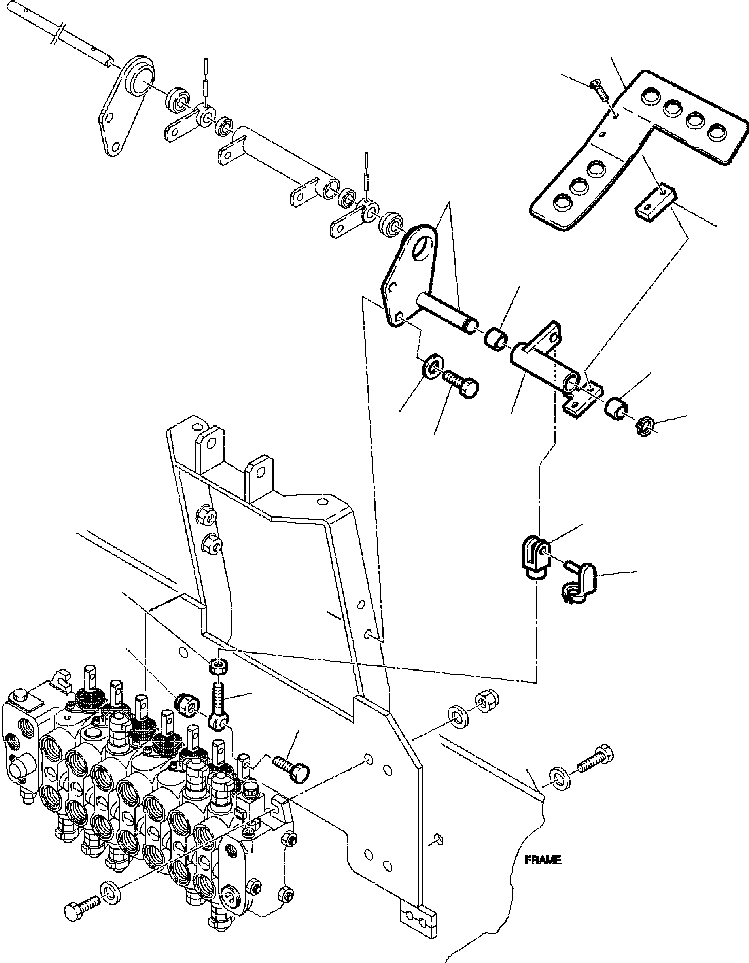 |$13. BACKHOE CONTROL PEDAL - KOMATSU LAYOUT - RIGHT SIDE [K4530-01A0] - Komatsu part WB150-2N S/N A60001-A60028 [wb1502n] - Komatsu spare parts at sparepartskomatsu.com