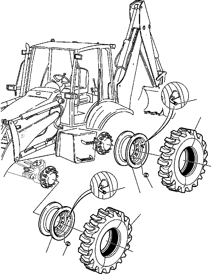 |$0. WHEELS AND TIRES [S3700-01A0] - Komatsu part WB150AWS-2N S/N A90002-UP [wb150an1] - Komatsu spare parts at sparepartskomatsu.com