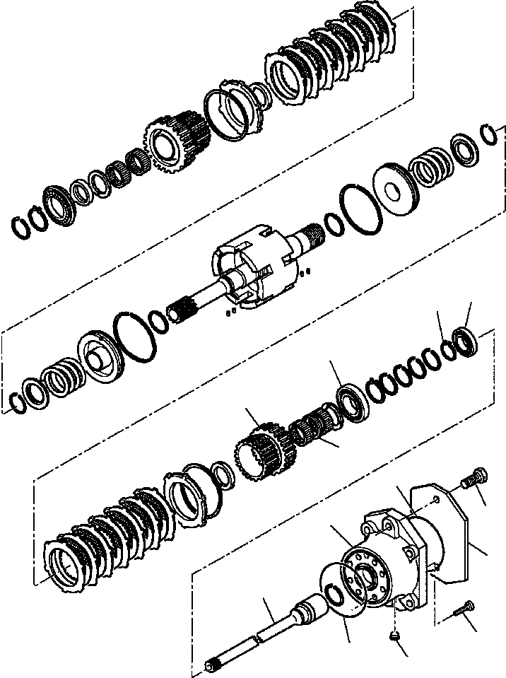 |$5. TRANSMISSION - PTO SHAFT ASSEMBLY [F3230-02A0] - Komatsu part WB150PS-2N S/N A70001-A70009 [wb150p2n] - Komatsu spare parts at sparepartskomatsu.com