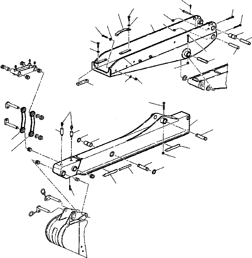 |$13. JIG ARM [T7340-01A0] - Komatsu part WB150PS-2N S/N A70001-A70009 [wb150p2n] - Komatsu spare parts at sparepartskomatsu.com