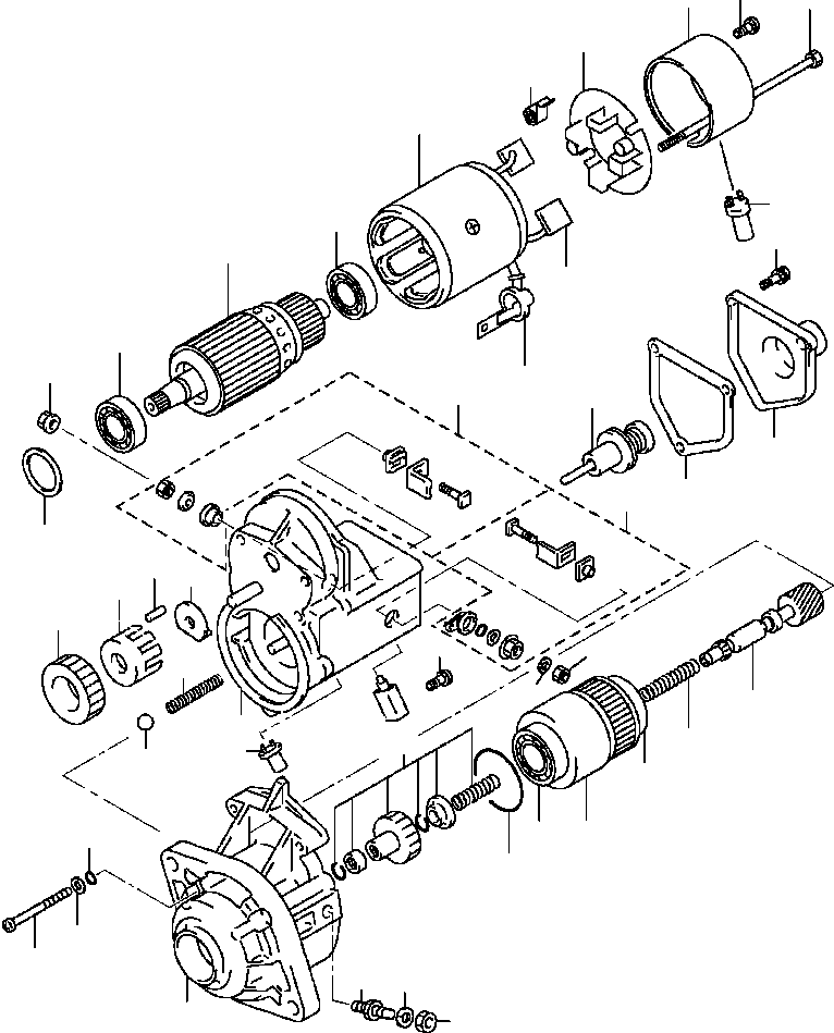 |$92. STARTING MOTOR [A6112-A1A2] - Komatsu part WB156PS-5 S/N A73001-UP [wb156ps5] - Komatsu spare parts at sparepartskomatsu.com